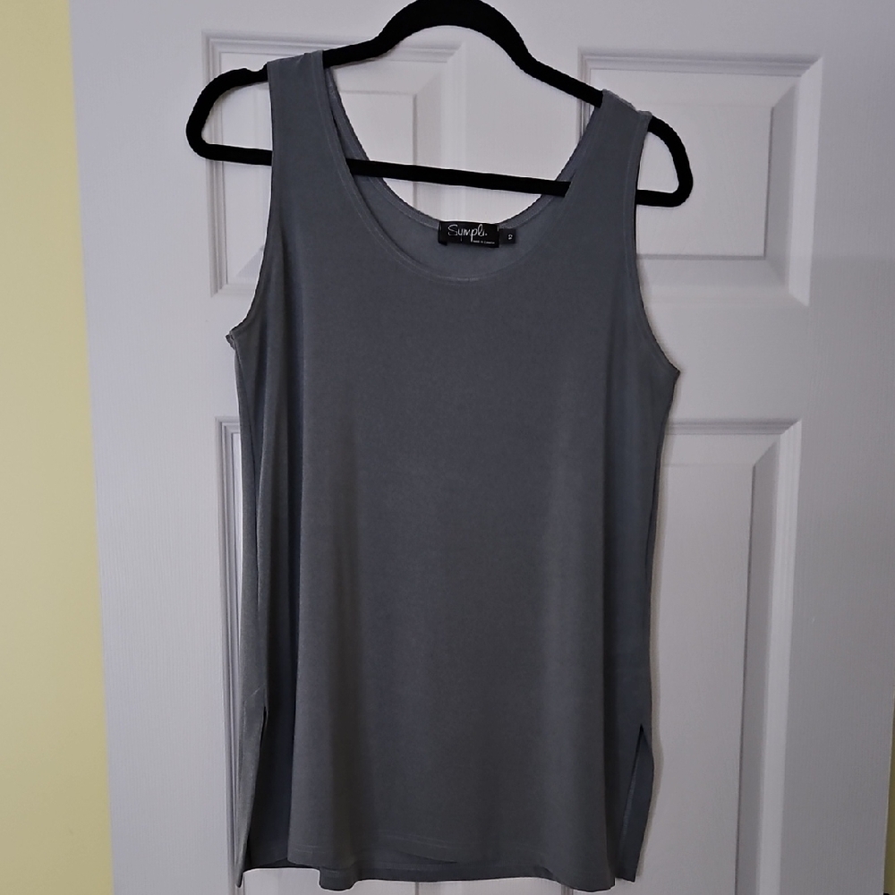 Sympli Silver Women's Tank Top